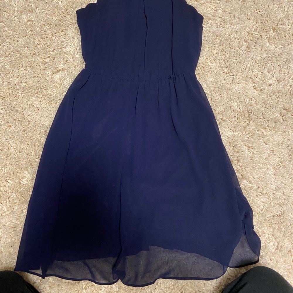 super pretty navy dress